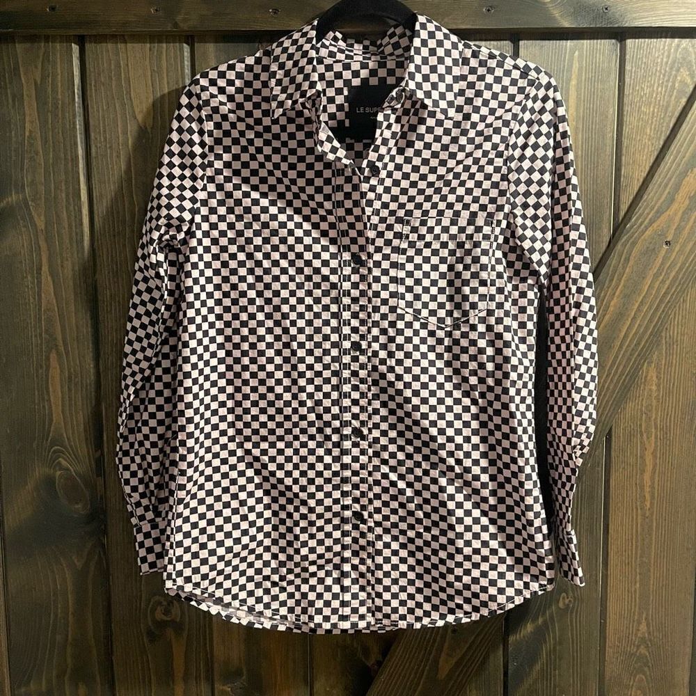 Nwt Le Superbe Exboyfriendcheckshirt